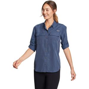 Eddie Bauer Women’s Guide UPF Long-Sleeve Shirt(Medium Indigo)
