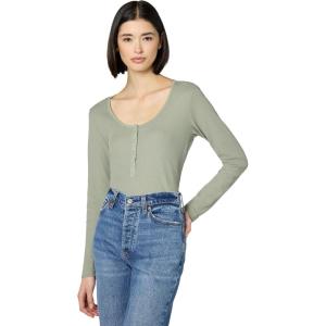 Eddie Bauer Women’s Thermal Snap Henley(Sage)