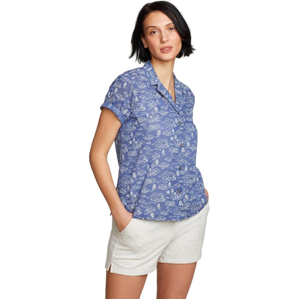 imageEddie Bauer Womens Packable Camp ShirtBlubird