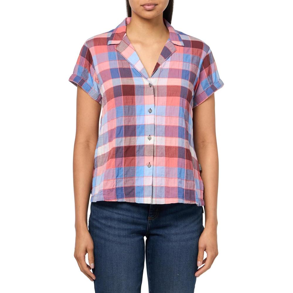 imageEddie Bauer Womens Packable Camp ShirtDkcoral