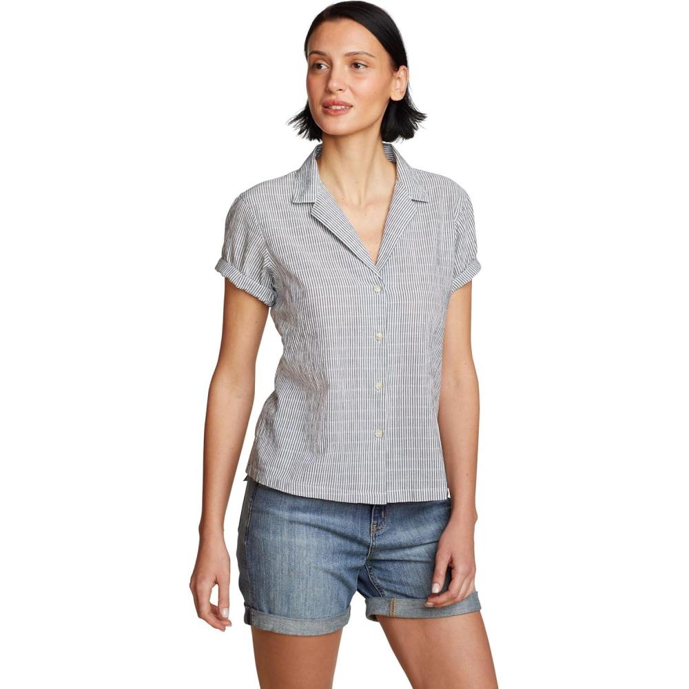 imageEddie Bauer Womens Packable Camp ShirtMarina