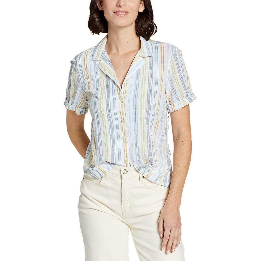 imageEddie Bauer Womens Packable Camp ShirtVanilla