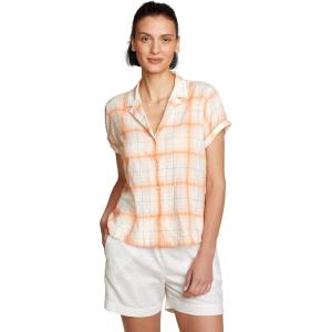 Eddie Bauer Women’s Packable Camp Shirt(Melon)