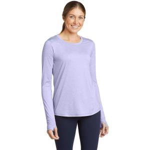 Eddie Bauer Women’s Resolution Stretch Long-Sleeve T-Shirt(Wisteria)