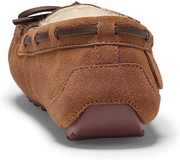 imageEddie Bauer Womens Firelight Shearling Moc Chestnut 7M