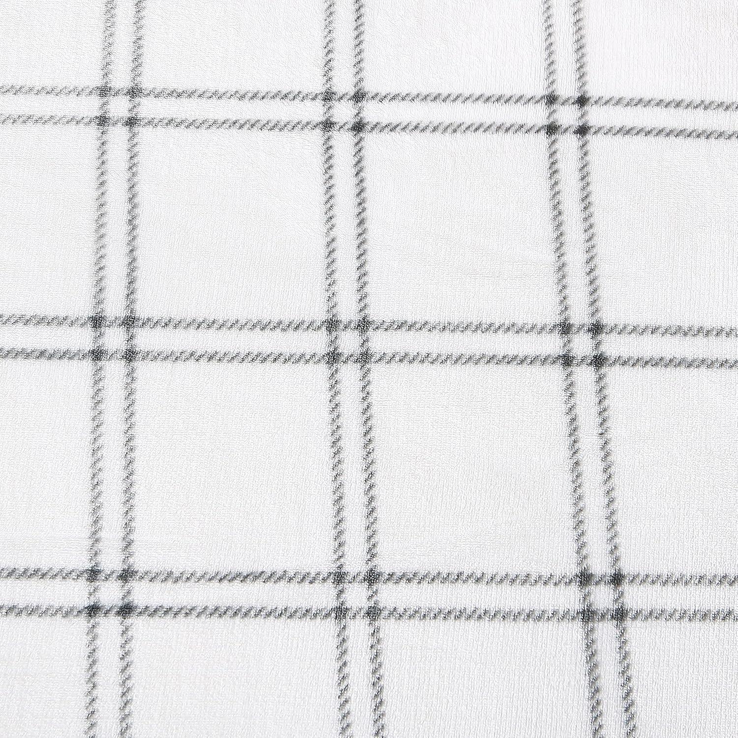 imageEddie Bauer Twin Size Blanket UltraSoft Plush Bed Blanket with Faux Shearling Reverse Throw Blanket for Couch amp Bed Mountain Plaid Chrome GreyKettle Falls Grey