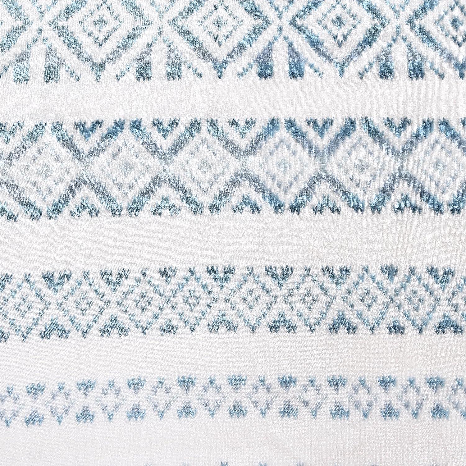 imageEddie Bauer Twin Size Blanket UltraSoft Plush Bed Blanket with Faux Shearling Reverse Throw Blanket for Couch amp Bed Mountain Plaid Chrome GreyMountain Village Blue