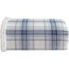 imageEddie Bauer  Blanket Super Soft Reversible Sherpa amp Brushed Fleece Bedding Throw Blankets for Couch Ideal for Lounging Edgewood Plaid Blue